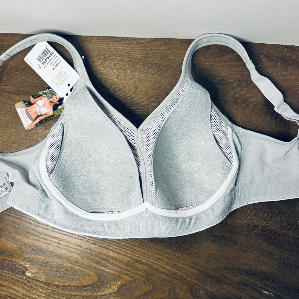 NEW Anita Air Control Sports Bra White Full Support Padded Wireless 32 F - Picture 5 of 6